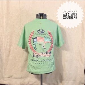 Simply Southern Mint Green Short Sleeve Tee
